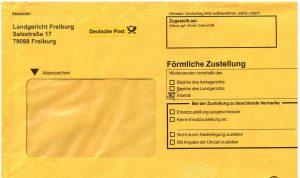 Gelber Umschlag im Briefkasten – Achtung Frist! - Jugitatio Rechtsanwaelte